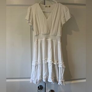 Altar’d State white dress. Worn once!